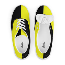 Women’s lace-up canvas shoes Neon Yellow - SAVANNAHWOOD