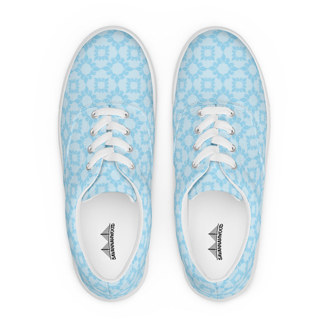 Women’s lace-up canvas shoes Triangle - SAVANNAHWOOD